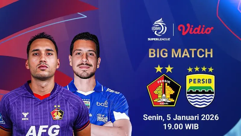 Link Live Streaming Persik Kediri vs Persib Bandung Malam Ini di Liga Super 2025/2026