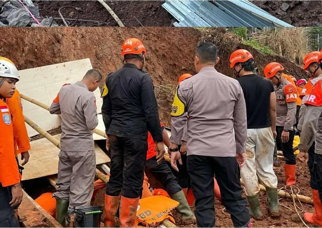 BPBD Jabar Bergerak Cepat Tangani Longsor di Jatinangor yang Timpa Pekerja