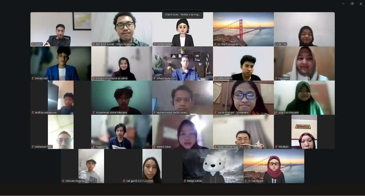 Upaya Pengembangan Diri Berbasis Aksi, Ratusan Pemuda Lintas Kampus Indonesia dan Malaysia Ikuti Webinar Bukamatamu Corporation