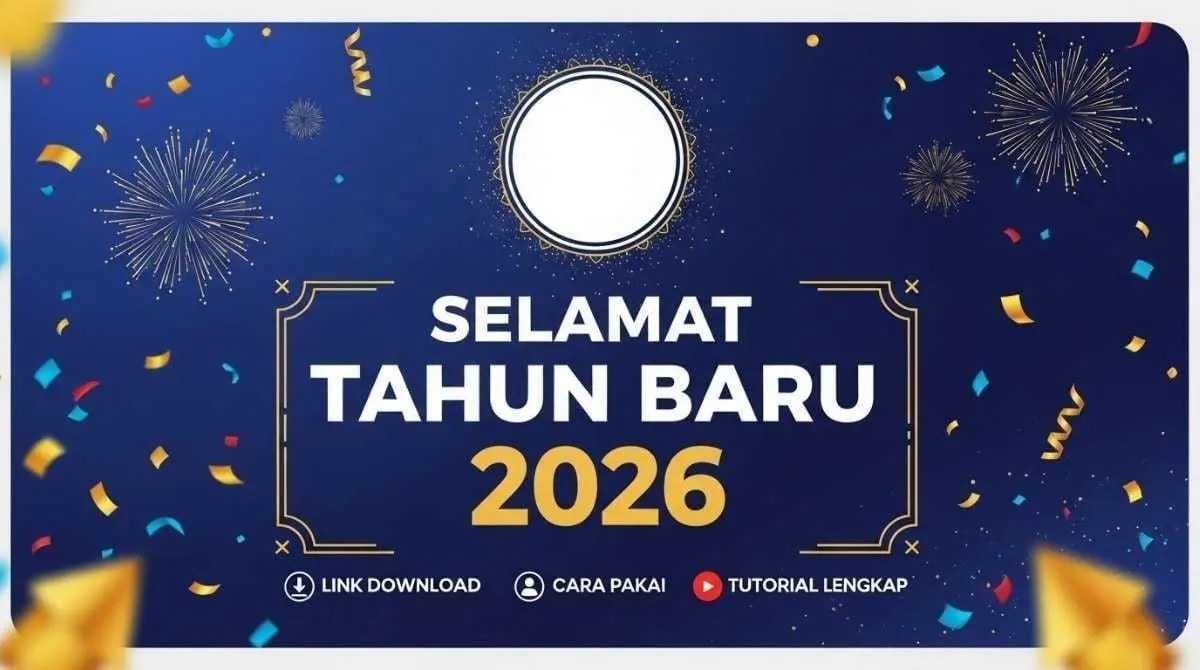Link Twibbon Tahun Baru 2026: Cara Mudah Bikin Foto Profil WhatsApp Jadi Estetik