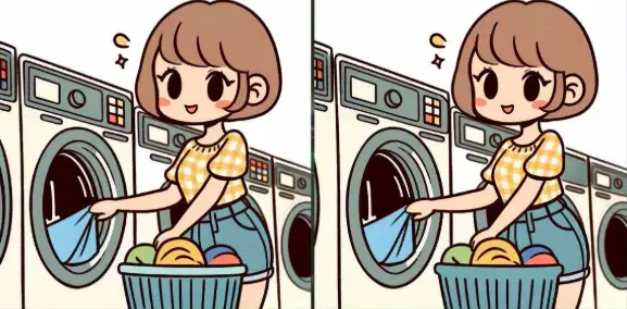 Tes IQ Tebak Gambar: Ada Anak Perempuan yang Sedang Mencuci Pakaian, Jika Kamu Jenius Pasti Langsung Menjemukan 3 Perbedaannya