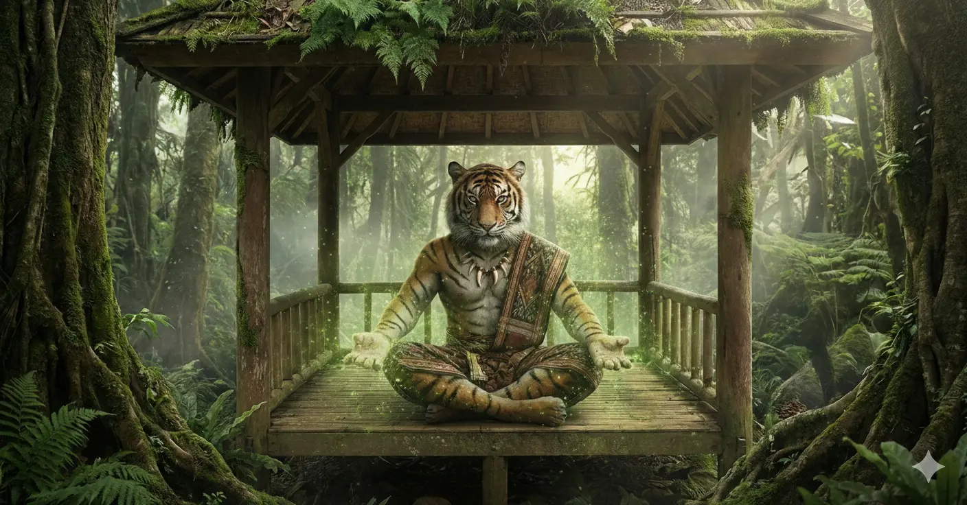 Rahasia di Balik Ritual Penyembuhan Manusia Harimau: Antara Sugesti dan Kekuatan Metafisika