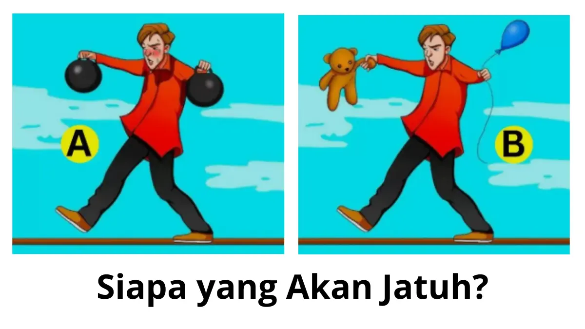 Asah Otak Tebak Gambar: Menurut Kamu, Siapa yang Akan Jatuh? Hanya Sedikit Orang yang Bisa Menjawab Benar dalam 5 Detik