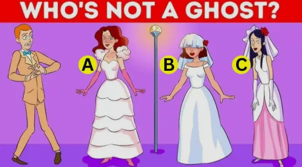 Tes IQ dan Asah Otak: Waktunya 5 Detik! Apakah Kamu Memiliki Penglihatan Tajam? Tunjukan, Siapa yang Bukan Hantu