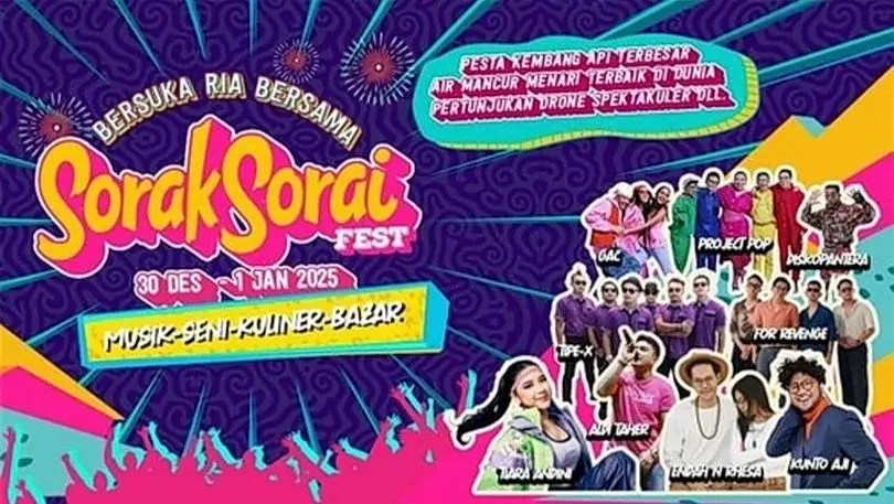 Daftar Konser Musik Malam Tahun Baru 2026 di Jakarta, Ada DEWA 19 hingga Hindia