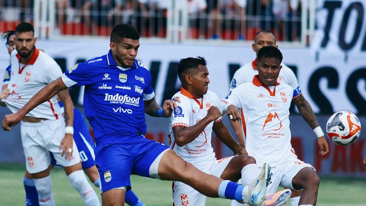 Malut United Sukses Hentikan Tren Positif Persib Bandung