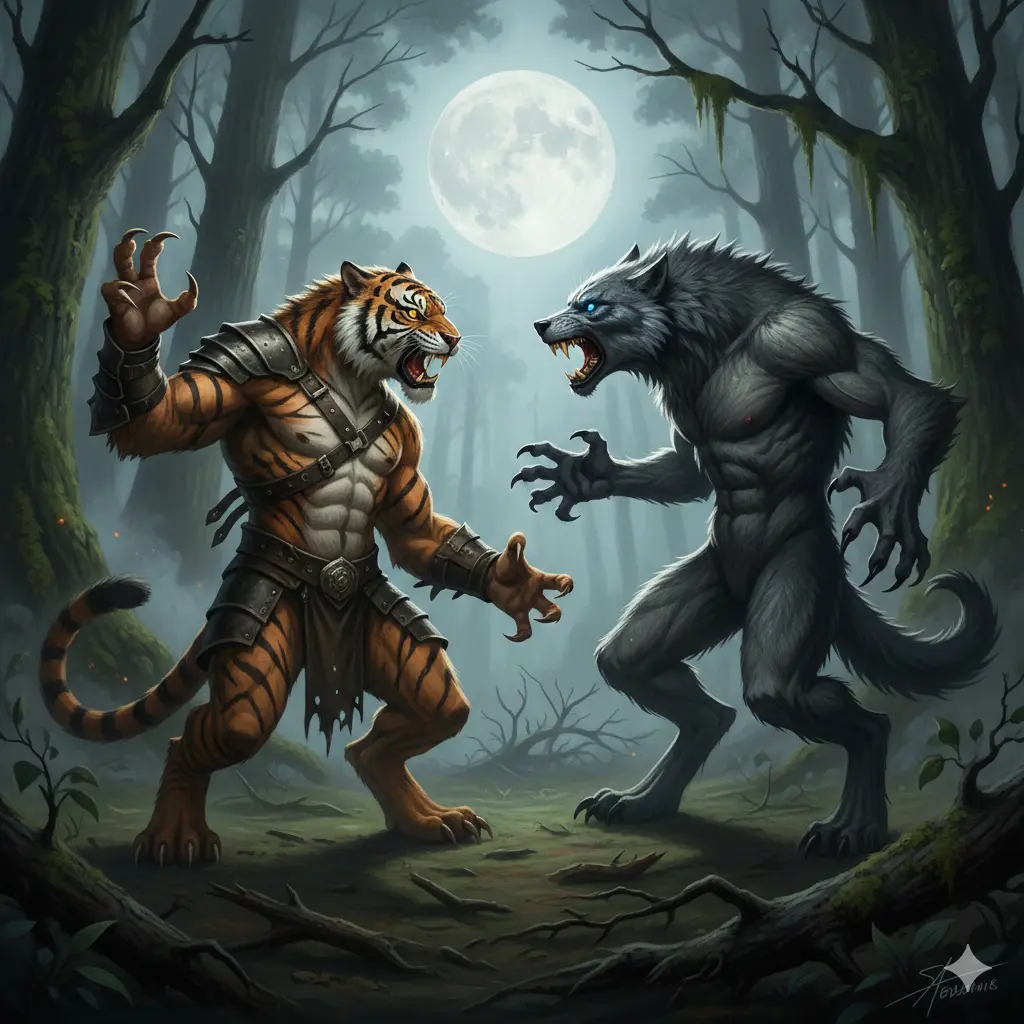 Mengungkap Misteri Folklor: Weretiger vs. Werewolf Siapa Raja Perubahan Bentuk yang Lebih Ganas?