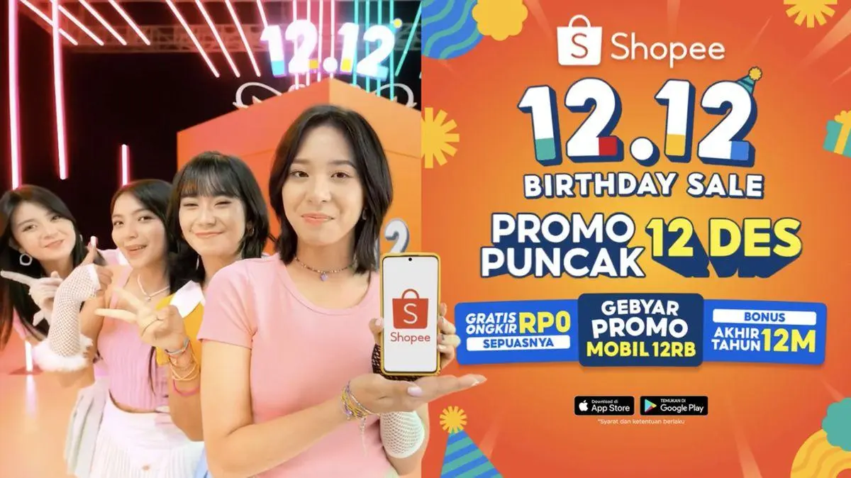 Daftar Promo Harbolnas 2025: Diskon Besar-Besaran di Shopee 12.12 Birthday Sale