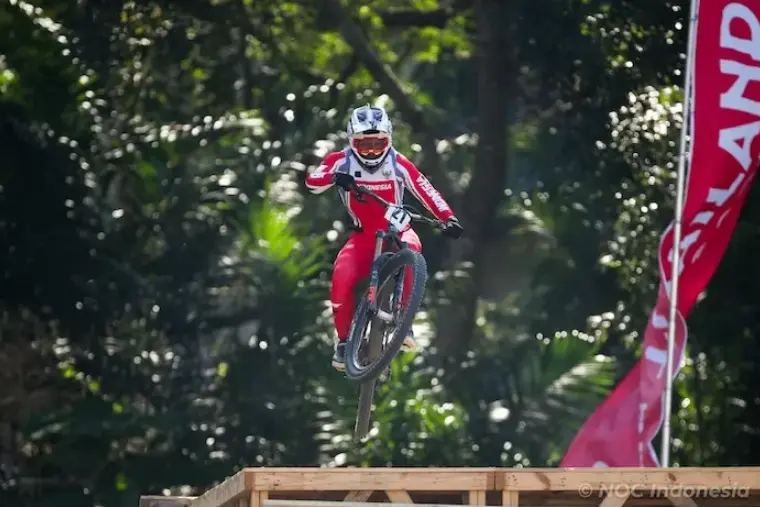 Rendy Varera Persembahkan Emas Keenam Indonesia, MTB Eliminator Jadi Ajang Pembuktian