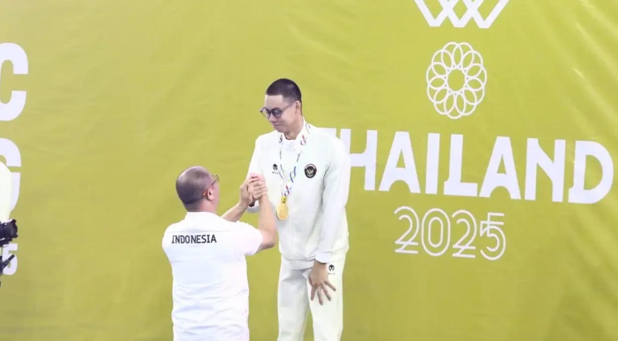 Jason Donovan Sumbang Emas Kelima Indonesia di SEA Games 2025, Kuasai 100 Meter Gaya Punggung