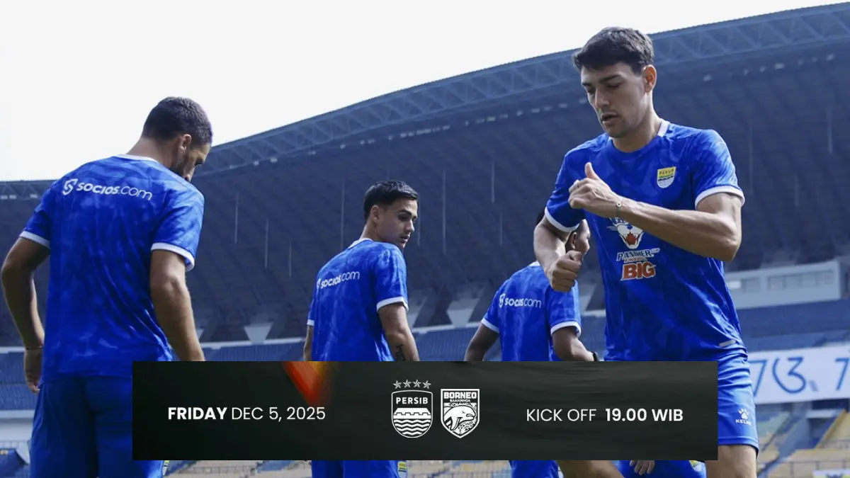 Orang Bandung Merapat! Berikut Ini Titik Lokasi Nobar Persib Bandung vs Borneo FC, dan Harga Tiketnya