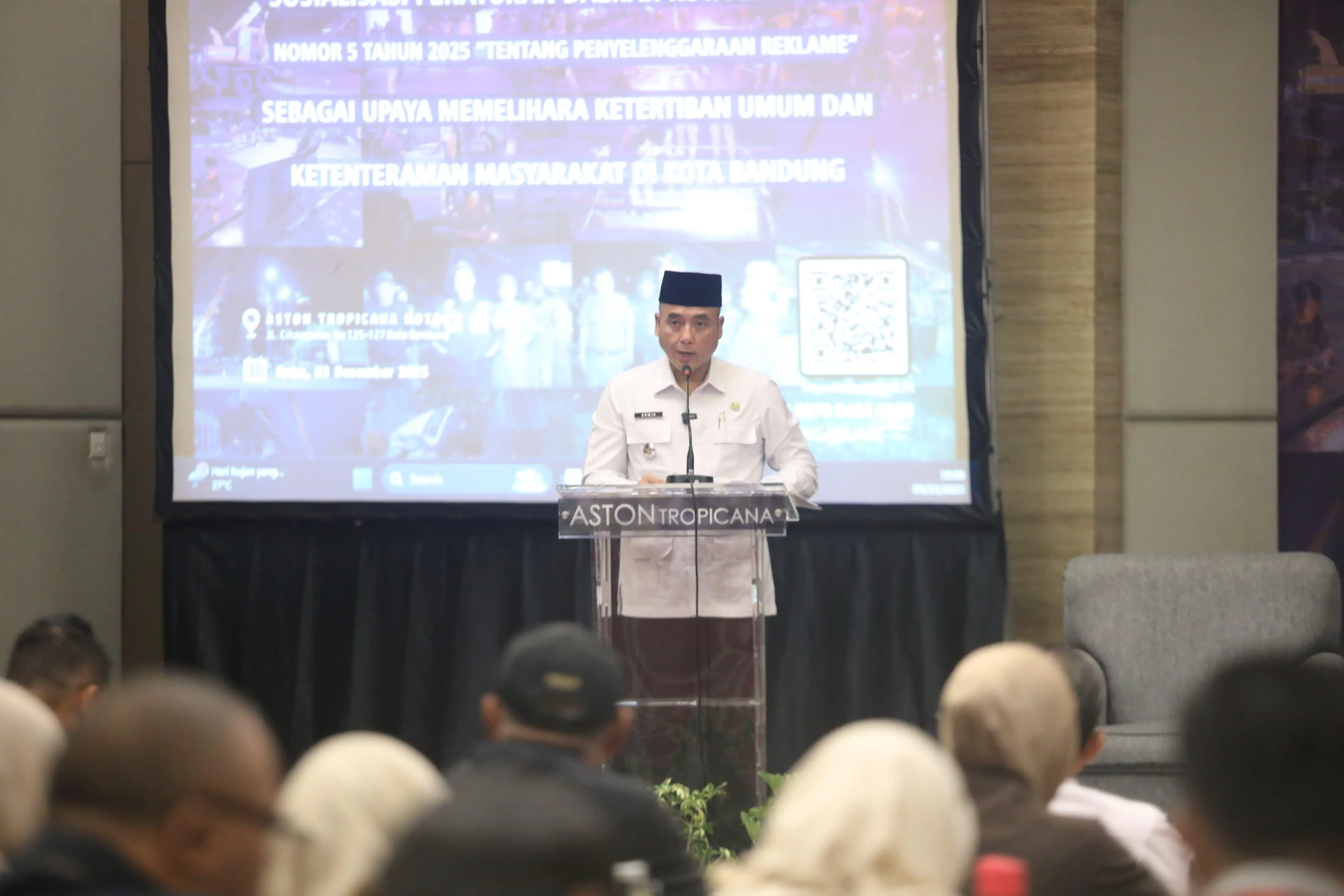 Wakil Wali Kota Bandung Imbau Kepada para Pengusaha Reklame Harus Mendukung Keindahan Kota