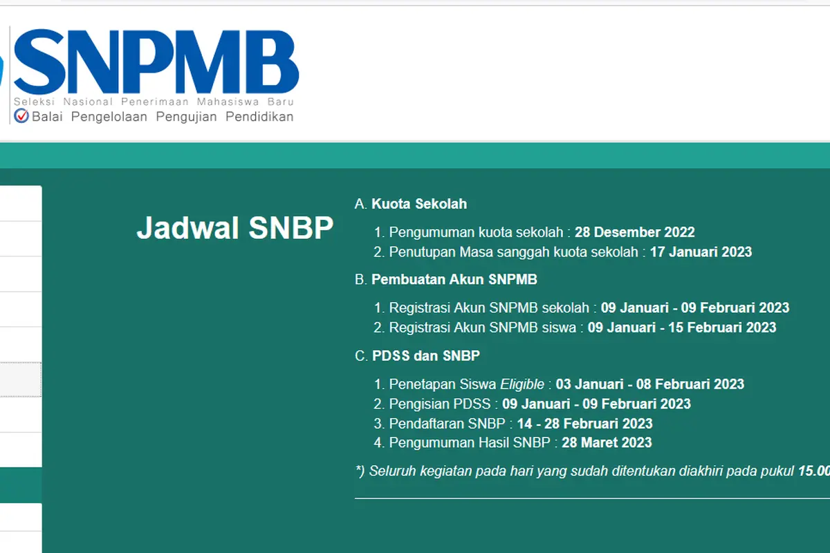 Link Resmi Registrasi Akun SNPMB 2026 untuk Jalur SNBP dan SNBT, Ini Jadwalnya