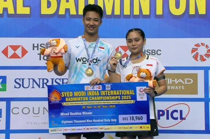Syed Modi 2025: Dejan/Bernadine Sukses Rebut Gelar Usai Kalahkan Wakil Thailand