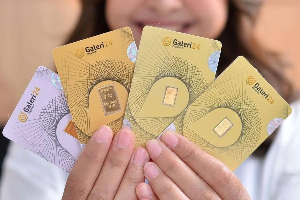 Harga Emas Galeri24 di Pegadaian Tetap Stabil, Varian 1 Gram Masih Rp2,389 Juta