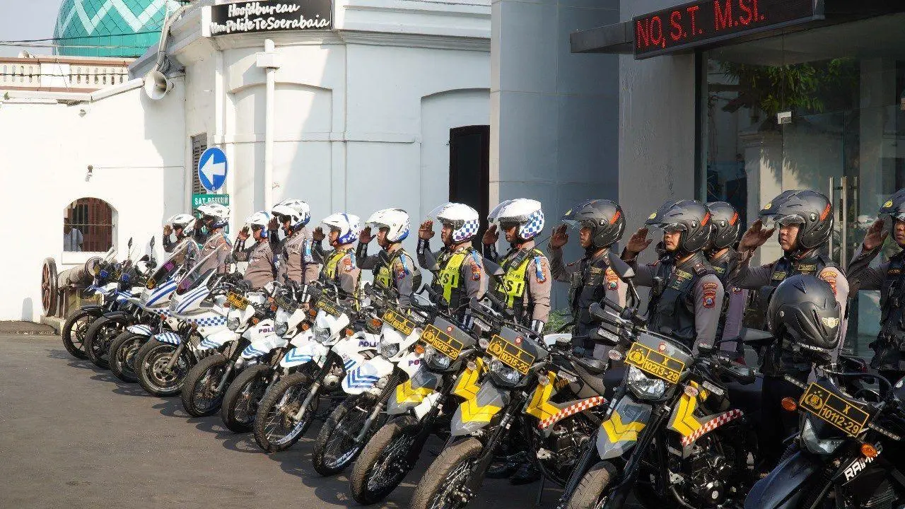 Operasi Zebra Surabaya 2025 Sasar 39 Titik Pengawasan, Ini Daftar Lengkapnya