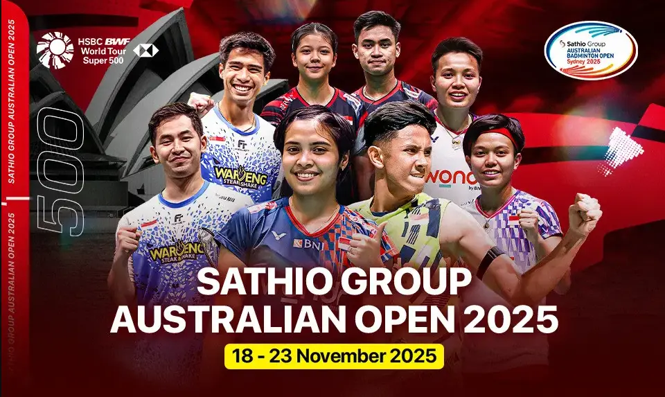 Link Live Streaming Australian Open 2025: 4 Wakil Indonesia Menuju 16 Besar