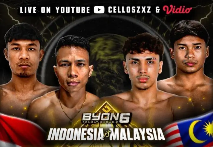 Lengkap! Ini Jadwal dan Siaran Langsung Byon Combat 6 Indonesia vs Malaysia II