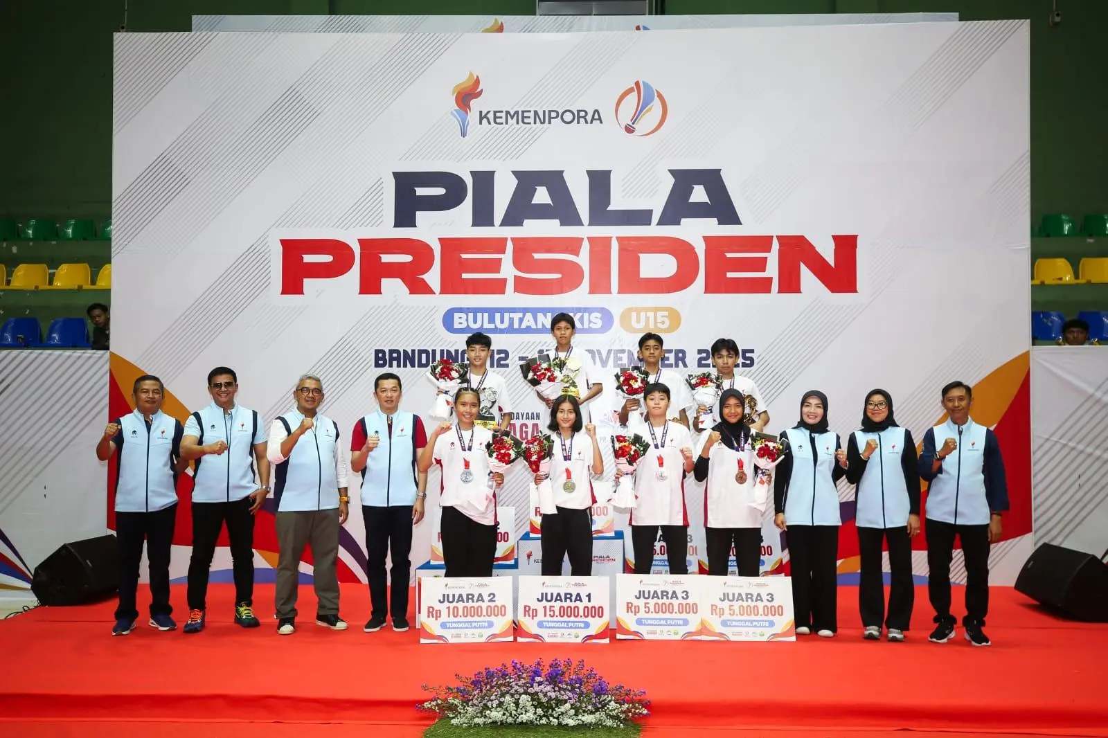 Kota bandung Gelar Final Piala Presiden Bulutangkis 2025, Farhan; Fokuslah Terus Menjadi Atlet Terbaik di Indonesia