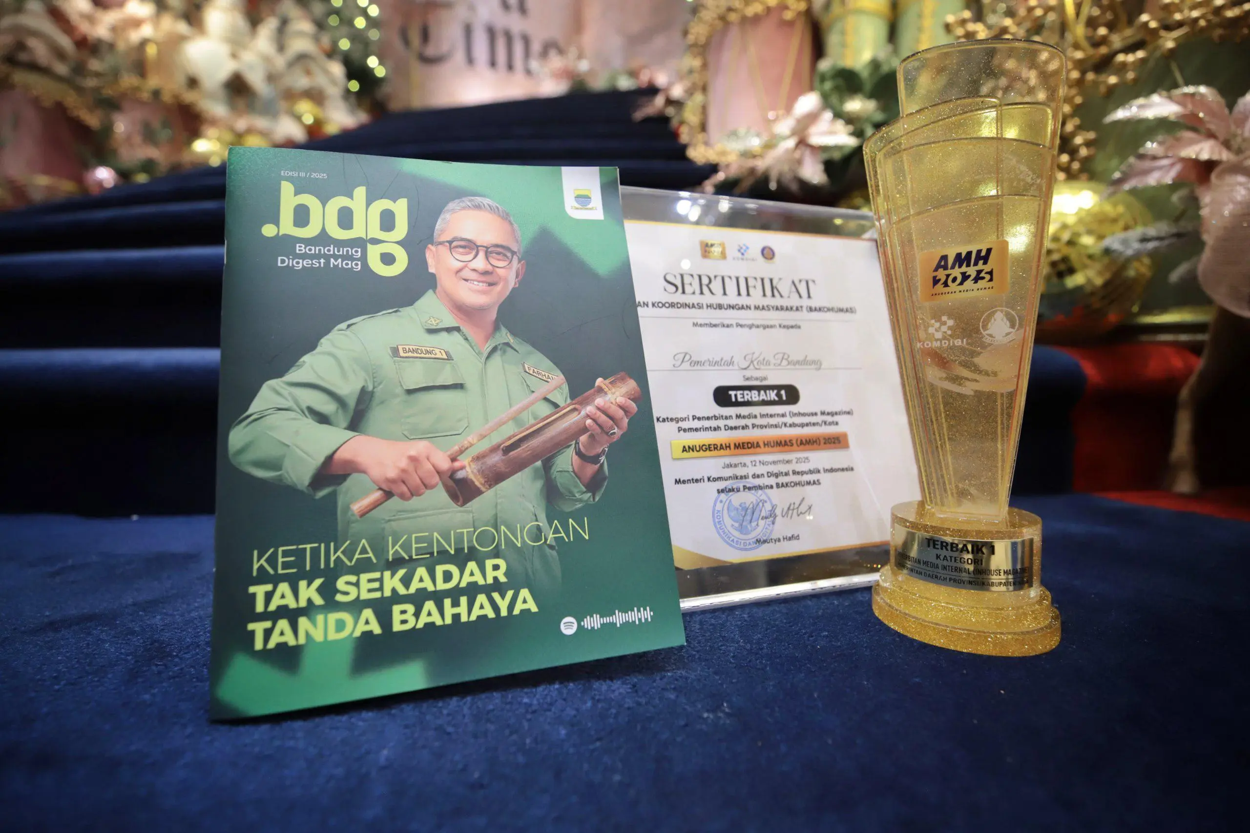 Luar Biasa! Pemkot Bandung Berhasil Raih Penghargaan Terbaik I Dalam Ajang Anugerah Media Humas 2025