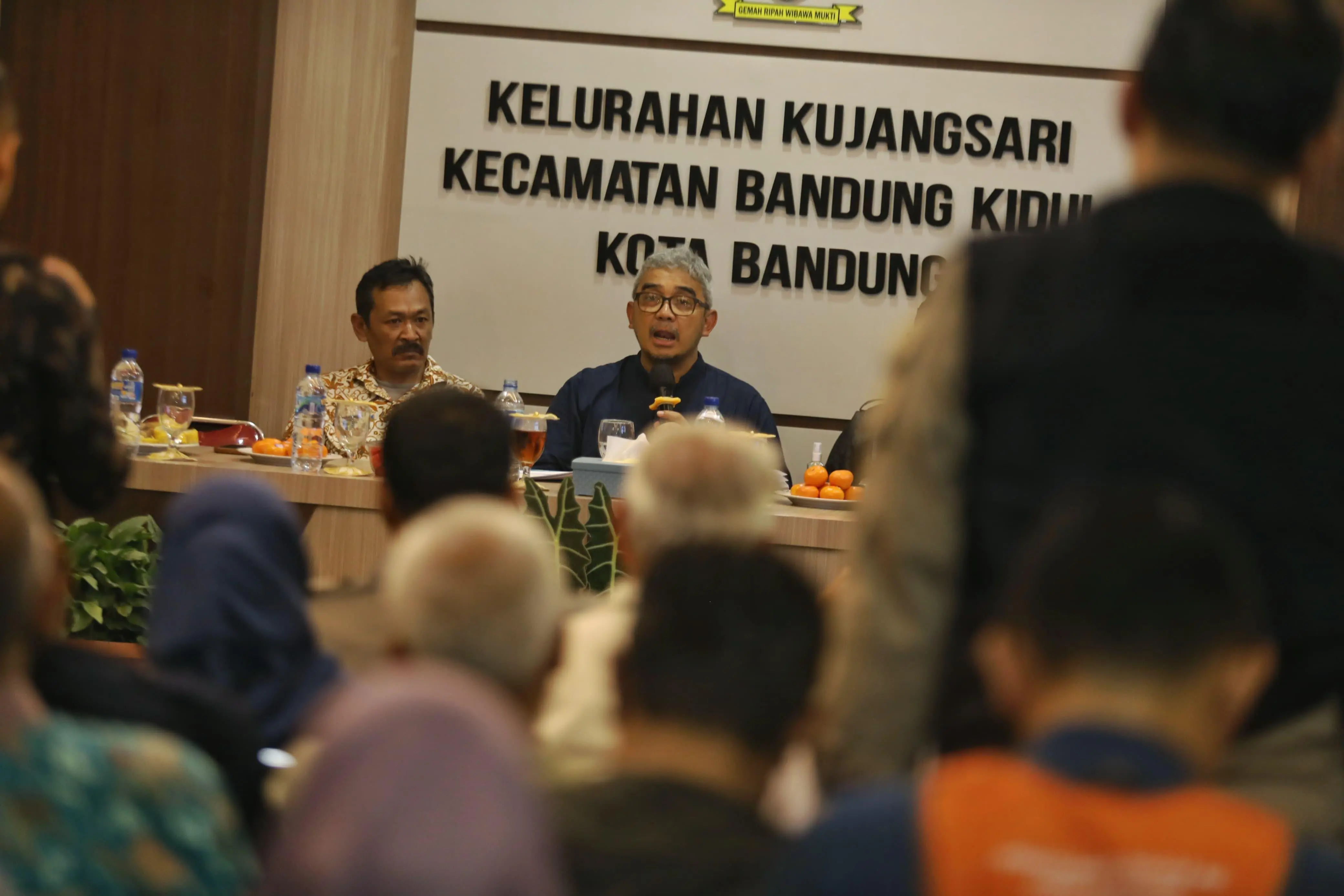 Siskamling Siaga Bencana edisi ke 33 Kelurahan Kujangsari, Drainase dan Penerangan Jalan Jadi Fokus Utama