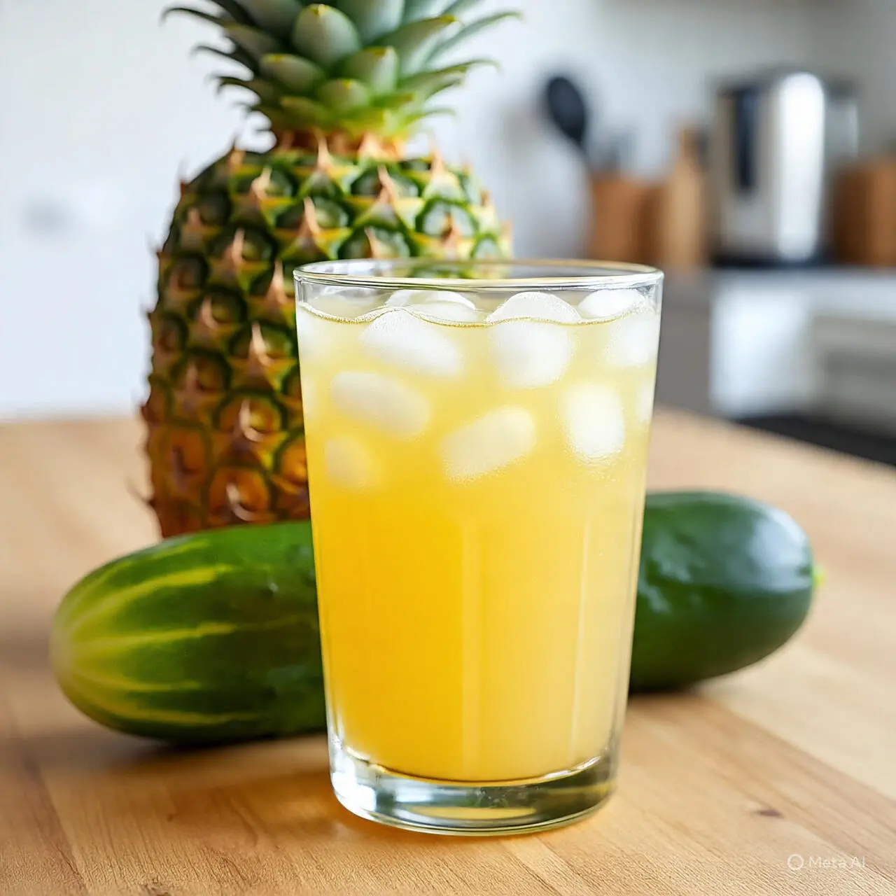 Minuman Detoks Nanas dan Mentimun: Rahasia Tubuh Segar dan Pencernaan Lancar