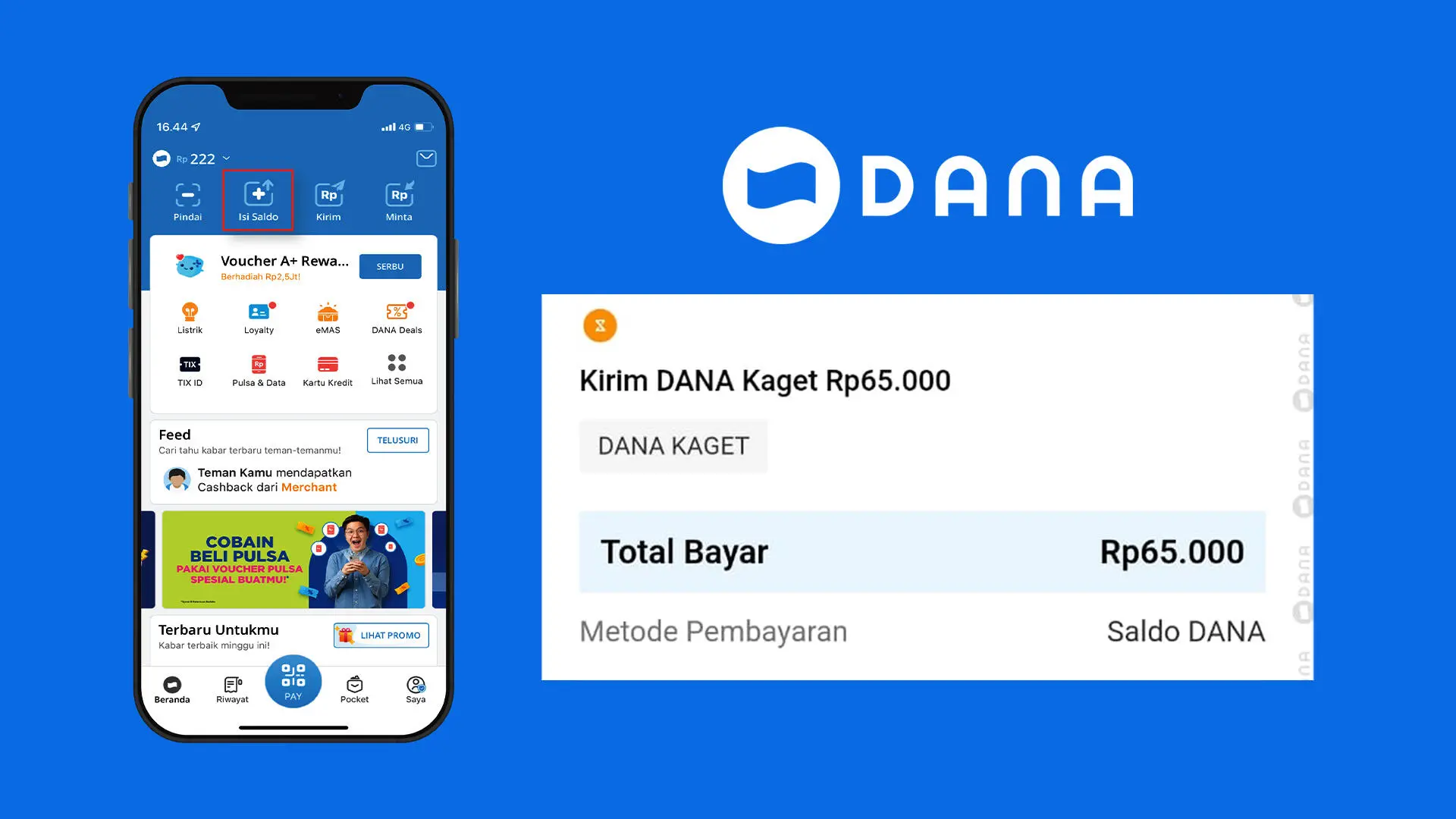 Langkah-Langkah Bayar Tagihan BPJS Kesehatan Lewat DANA, Cukup Beberapa Klik!