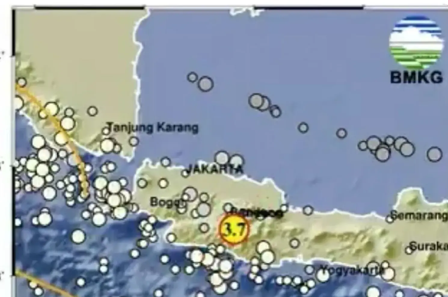 Gempa Bumi Terjadi di Kabupaten Bandung, Pusat Guncangan Berada di Tenggara Wilayah Kota