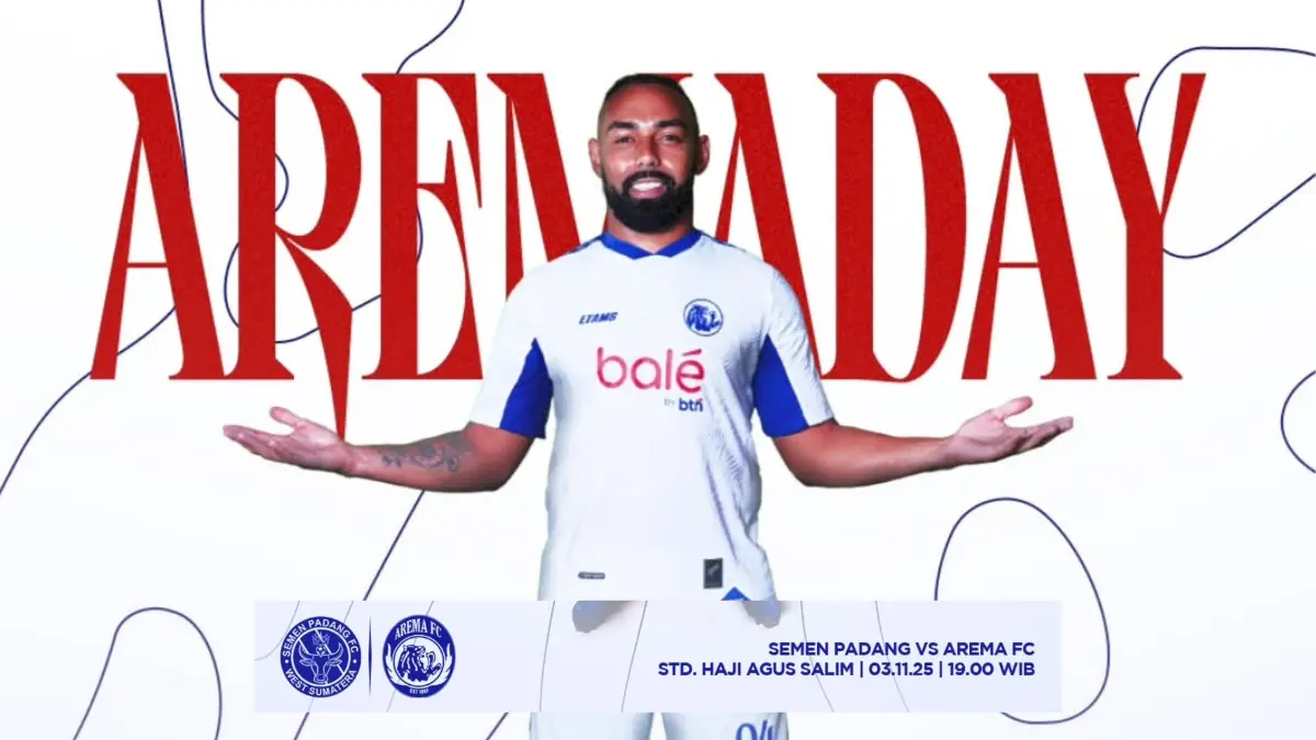 RI Super League: Arema FC Bertekad Curi Poin di Kandang Semen Padang