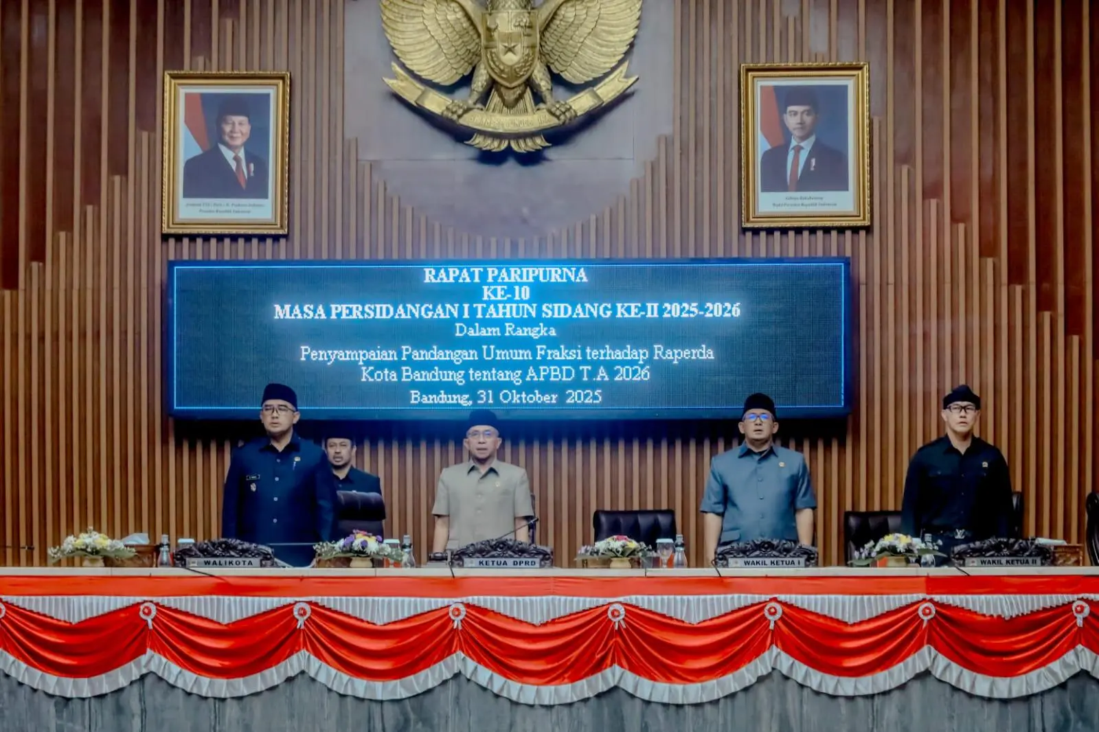 Terima Semua Masukan Fraksi DPRD, Pemkot Bandung Siap Wujudkan APBD 2026 Efisien dan Transparan