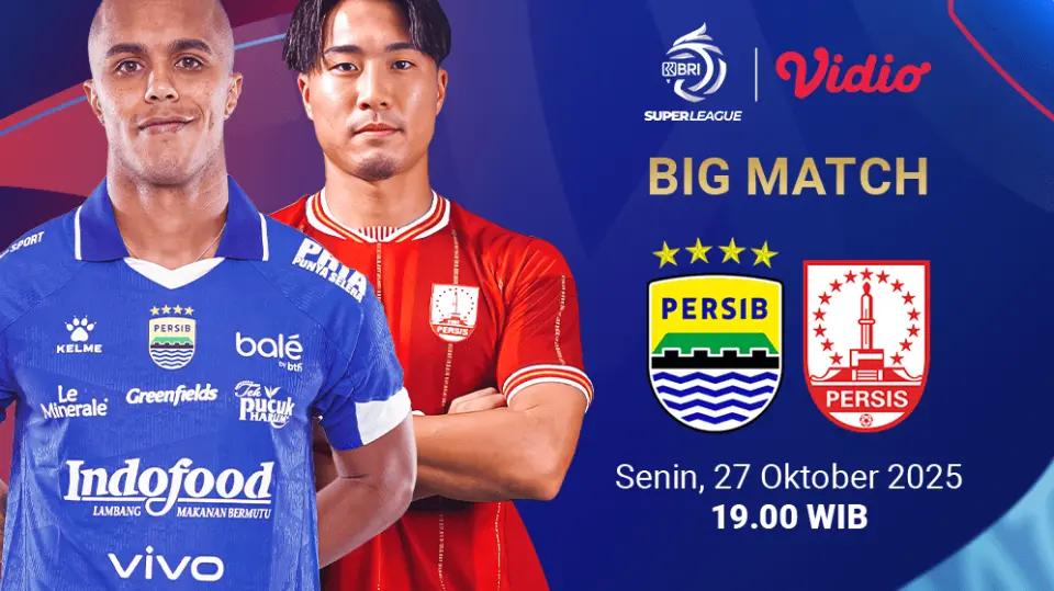 Kick Off! Link Live Streaming Persib vs Persis di BRI Super League Pekan 10 Malam Ini