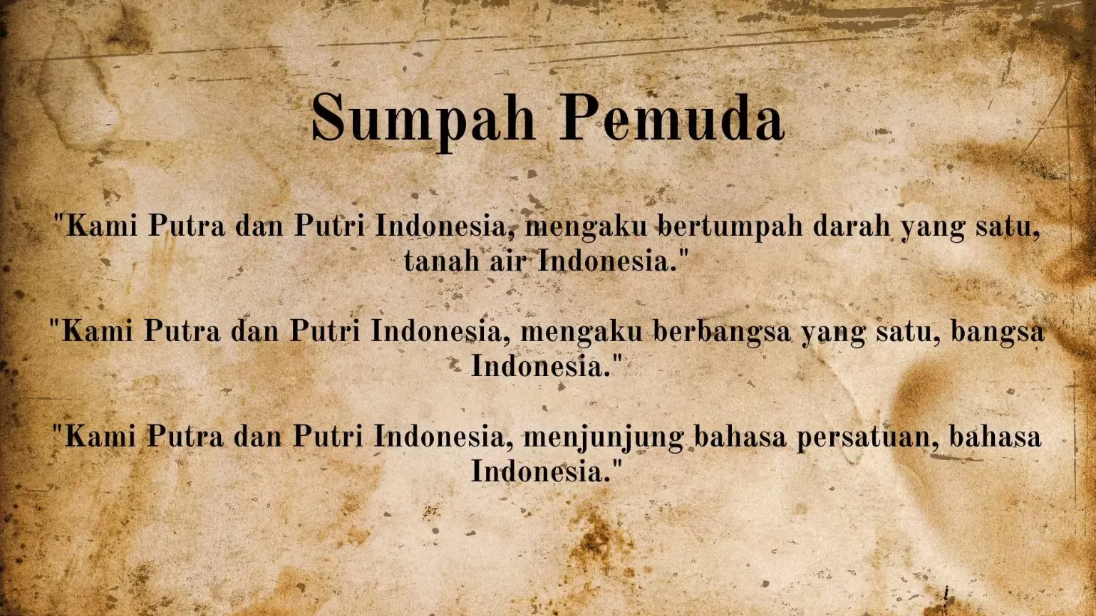 Hari Sumpah Pemuda 2025: Ini Sejarah dan Bacaan Ikrar Lengkapnya