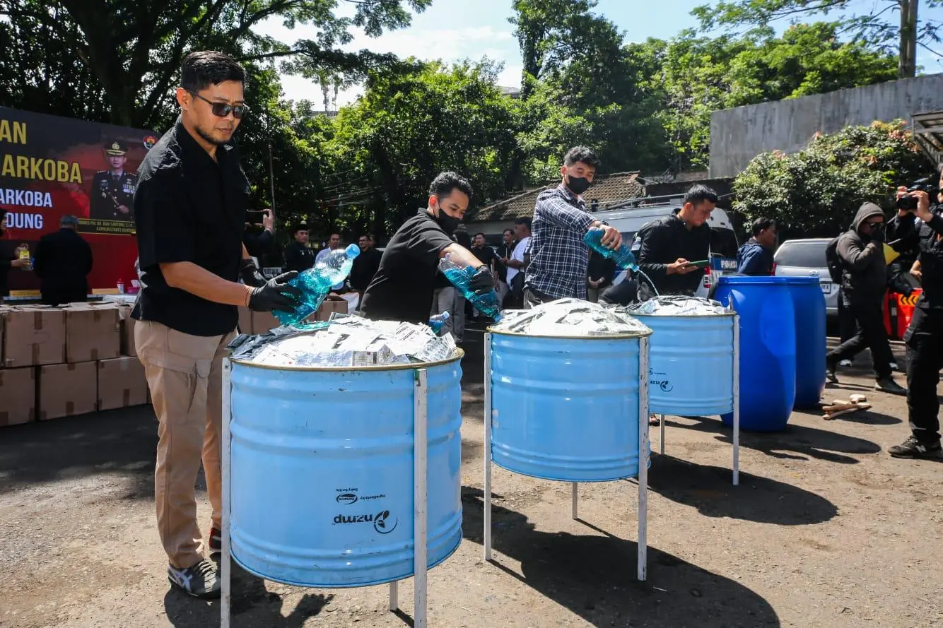 Polrestabes Bandung Musnahkan 2,7 Juta Butir Obat Terlarang, Wali Kota Bandung: Pemkot Dukung Pemberantasan Peredaran Obat Ilegal