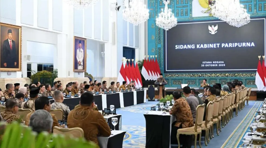 Satu Tahun Kabinet Merah Putih, Prabowo Tegaskan Hasil Kerja Nyata Sudah Dirasakan Masyarakat