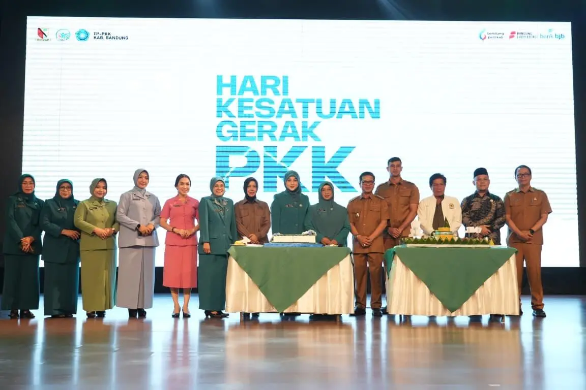 Bergerak Bersama Wujudkan Indonesia Emas, PKK Kabupaten Bandung Rayakan HKG ke-53 di Soreang