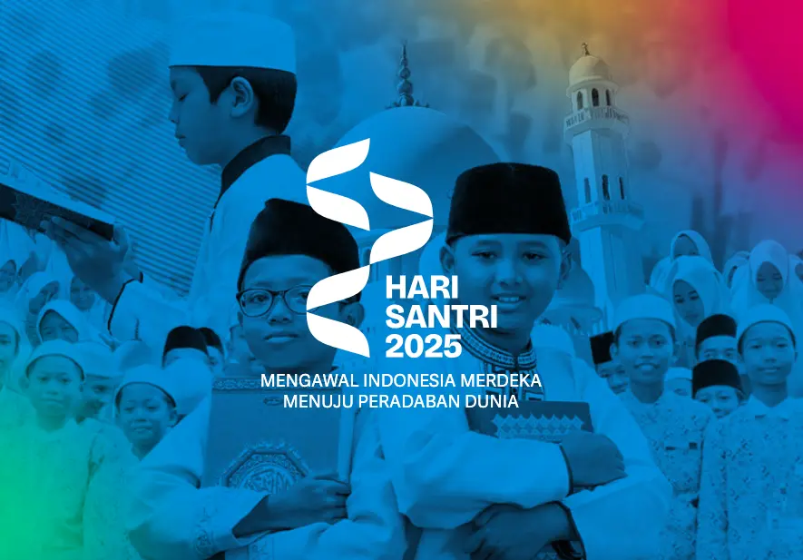 Apa Arti Logo Hari Santri 2025  Pita Cakrawala? Ini Maknanya dan Link Download Resmi