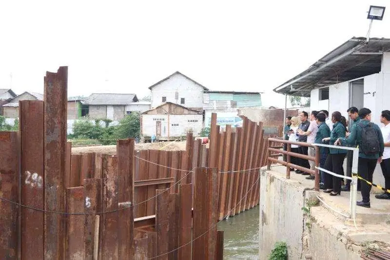 Pemkab Bekasi Pastikan Proyek Bendung BS.H.0 Tetap Berjalan Meski Terkendala Material