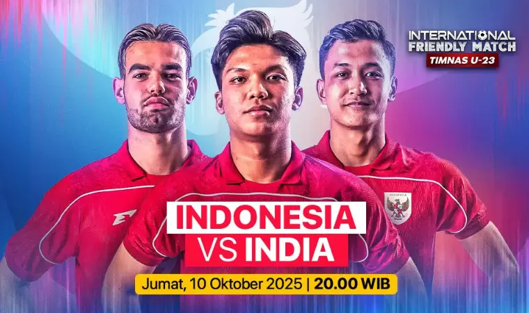 Link Live Streaming Timnas U23 Indonesia vs India di Friendly Match Malam Ini 10 Oktober 2025