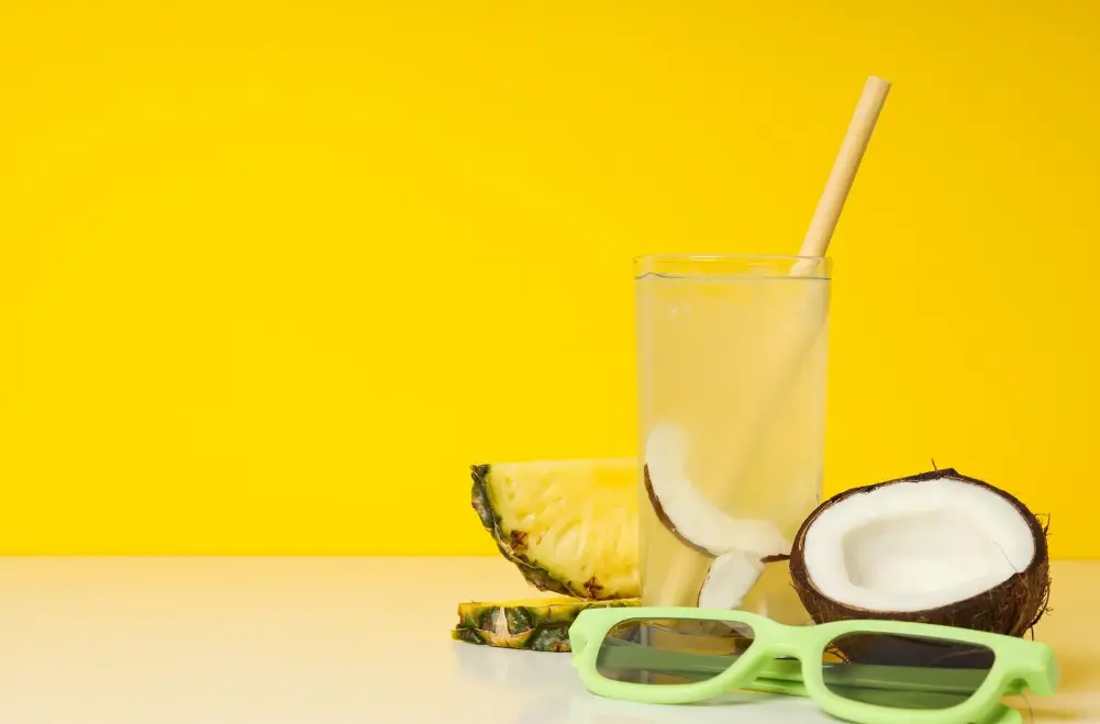 Minuman Sehat dan Menyegarkan: Cara Bikin Es Kelapa Jeruk yang Simpel tapi Bikin Nagih
