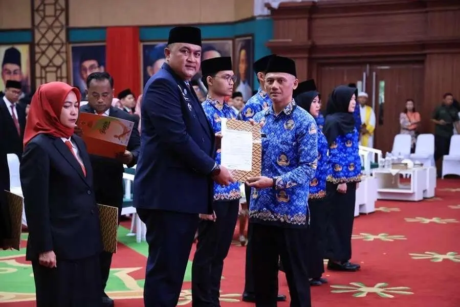 Pelantikan 247 PPPK Penuh Waktu Tahap II di Kabupaten Bogor, 9.756 Masih Dalam Proses Administrasi