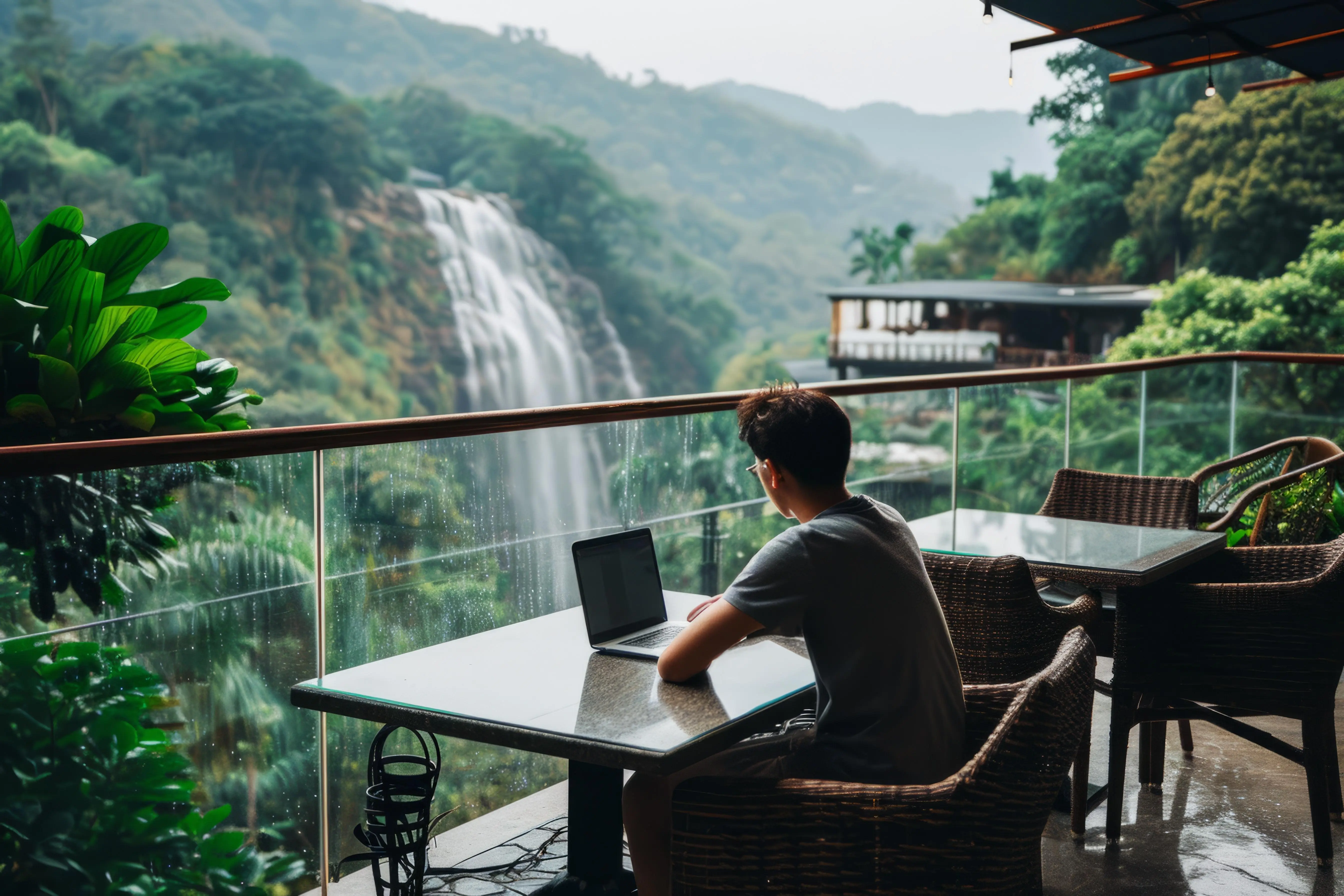 Rekomendasi Cafe Bandung dengan View Alam Air Terjun, Cocok untuk Santai Akhir Pekan