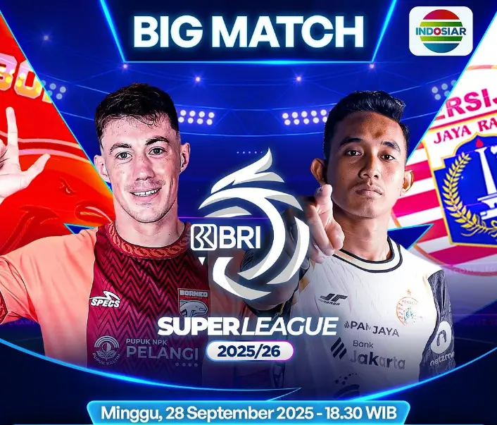 Link Live Streaming Borneo FC Samarinda vs Persija Jakarta: Big Match BRI Super League Tayang Malam Ini!